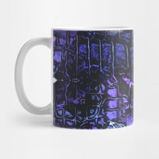 Purple Woven Textured Pattern Mug